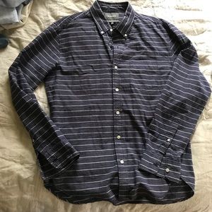 Bonobos Striped Navy Button down